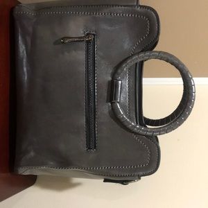 Women’s oil waxed leather Pocketbook